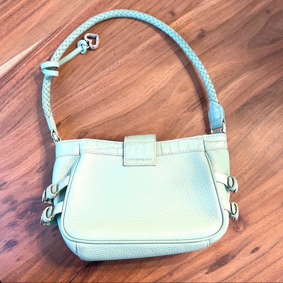 3/$30 ๐ธ Brighton leather pale green shoulder bag - Picture 2 of 8
